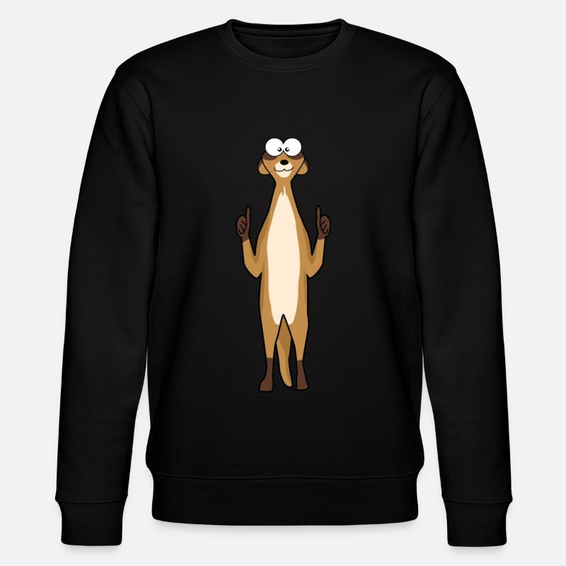 Suricate lève le pouce - Sweat bio CHANGER Stanley/Stella Unisexe - noir