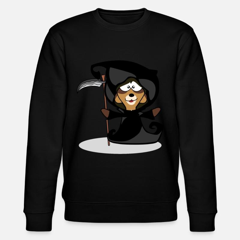 Faucheuse de suricates - Sweat bio CHANGER Stanley/Stella Unisexe - noir