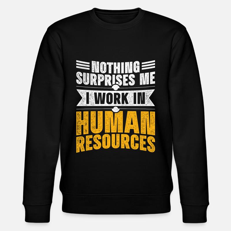 HR Manager Personalmanager - Stanley/Stella Unisex Bio-Sweatshirt CHANGER  - Schwarz