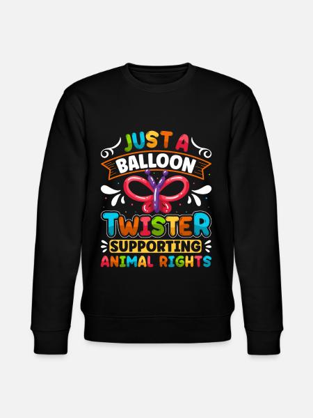 Party Balloon Design - Stanley/Stella CHANGER Unisex Organic Sweatshirt - black
