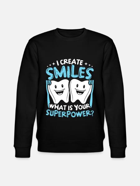 Zahntechniker Zahnprothetiker - Stanley/Stella Unisex Bio-Sweatshirt CHANGER - Schwarz