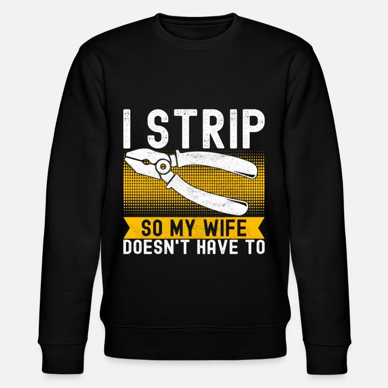 Electrician Electronics Technician - Stanley/Stella CHANGER Unisex Organic Sweatshirt - black