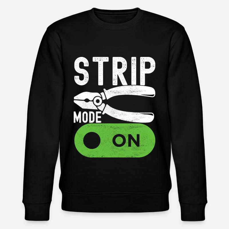 Electrician Electronics Technician - Stanley/Stella CHANGER Unisex Organic Sweatshirt - black