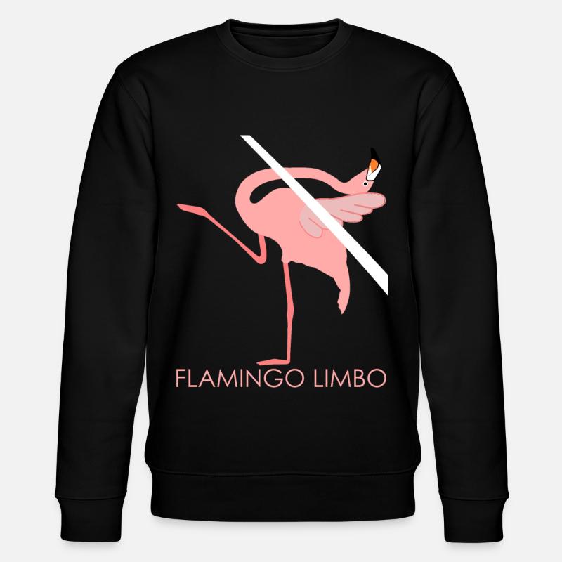 Flamingo Limbo Flamingos - Stanley/Stella Unisex Bio-Sweatshirt CHANGER  - Schwarz