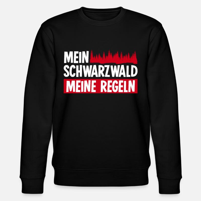 Schwarzwald Schwarzwälder - Stanley/Stella Unisex Bio-Sweatshirt CHANGER  - Schwarz