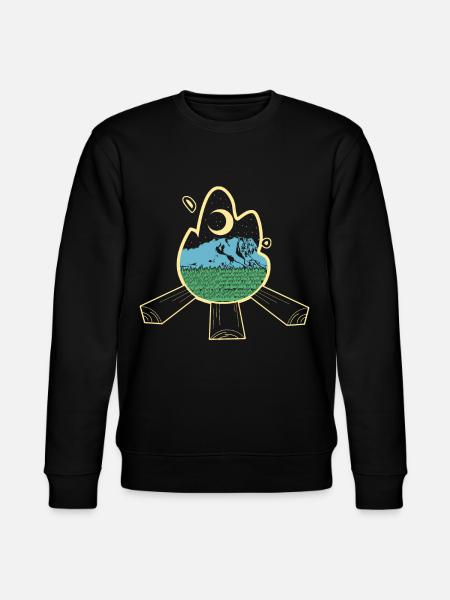 Zugspitze Hiking - Stanley/Stella CHANGER Unisex Organic Sweatshirt - black