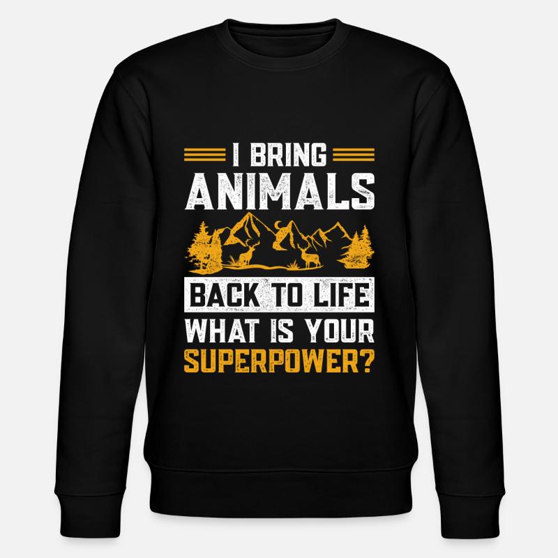 Taxidermiste Taxidermiste - Sweat bio CHANGER Stanley/Stella Unisexe - noir