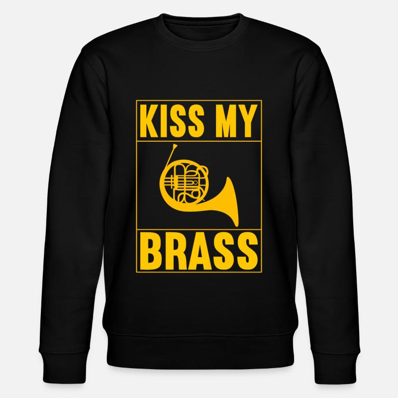 Horn Blechblasinstrument - Stanley/Stella Unisex Bio-Sweatshirt CHANGER  - Schwarz