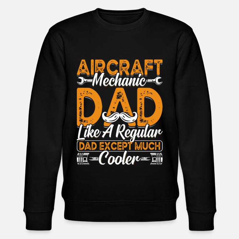 Love Airplane aviation - Stanley/Stella Unisex Bio-Sweatshirt CHANGER  - Schwarz