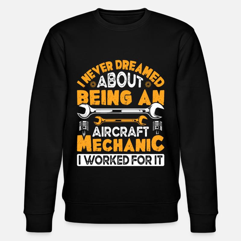 Love Avion aviation - Sweat bio CHANGER Stanley/Stella Unisexe - noir