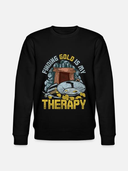 Goldschürfer Goldgräber Goldsucher - Stanley/Stella Unisex Bio-Sweatshirt CHANGER - Schwarz