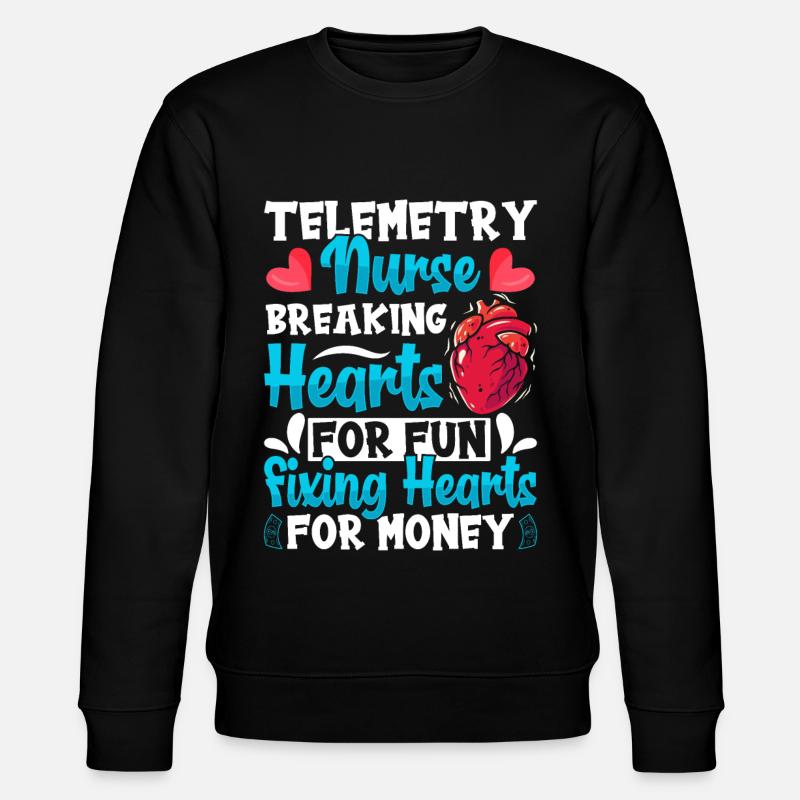 Nursing Assistant Design - Stanley/Stella CHANGER Unisex Organic Sweatshirt - black