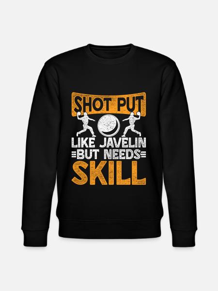 Kugelstoßen Kugelstoß Kugelstoßer - Stanley/Stella Unisex Bio-Sweatshirt CHANGER  - Schwarz