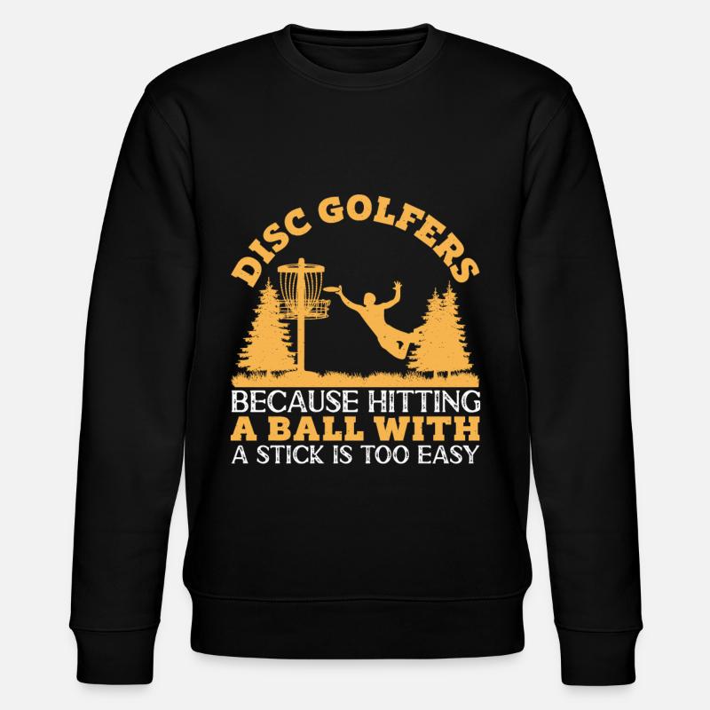 Laissez-moi jouer au Discgolf - Sweat bio CHANGER Stanley/Stella Unisexe - noir