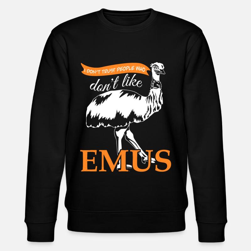 Emus Saying Emu - Sweat bio CHANGER Stanley/Stella Unisexe - noir