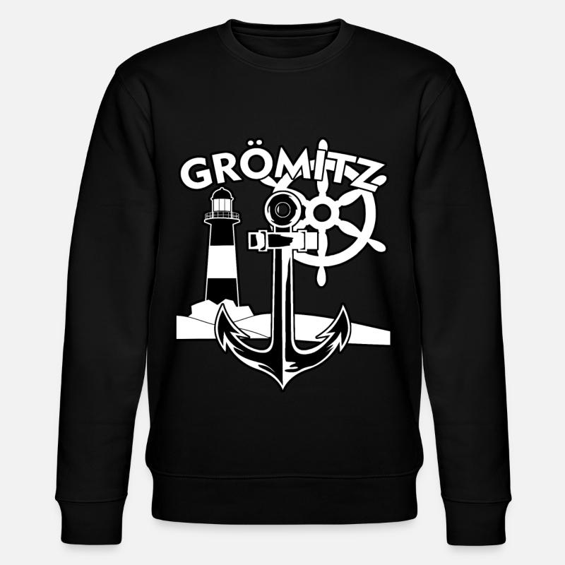 Grömitz Mer Baltique - Sweat bio CHANGER Stanley/Stella Unisexe - noir