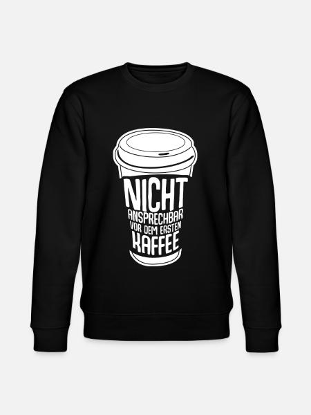 Kaffee Kaffeebecher Kaffeetrinker - Stanley/Stella Unisex Bio-Sweatshirt CHANGER  - Schwarz