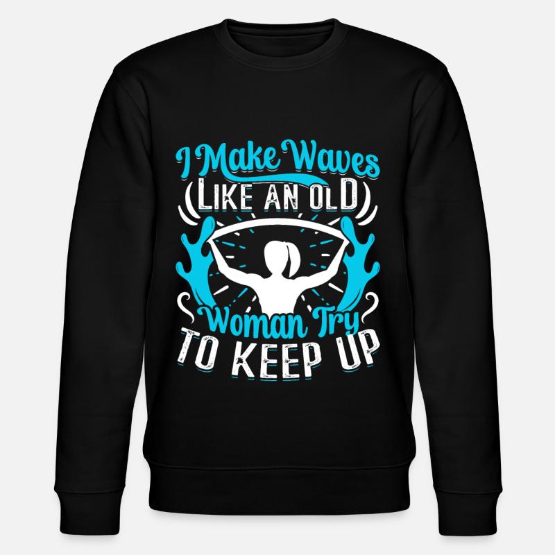 Aerobic Exercise Designs - Stanley/Stella CHANGER Unisex Organic Sweatshirt - black