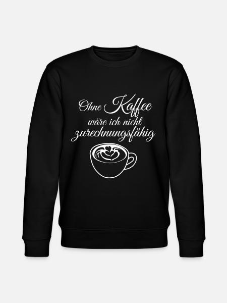 Kaffee Morgenmuffel Kaffeetrinker - Stanley/Stella Unisex Bio-Sweatshirt CHANGER  - Schwarz