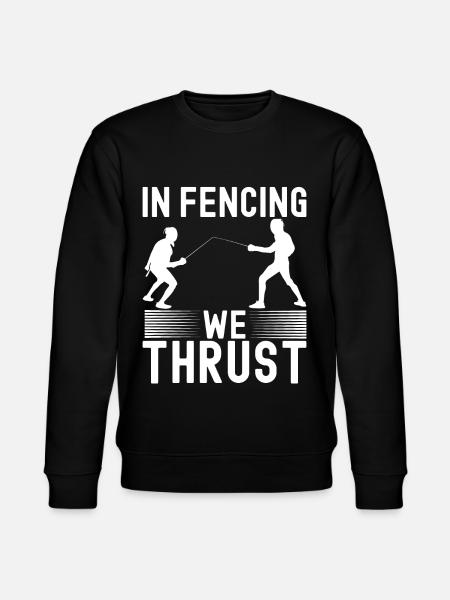 Fencing Fencing - Stanley/Stella CHANGER Unisex Organic Sweatshirt - black