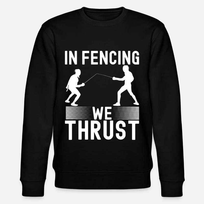 Fechten Fechtsport - Stanley/Stella Unisex Bio-Sweatshirt CHANGER  - Schwarz
