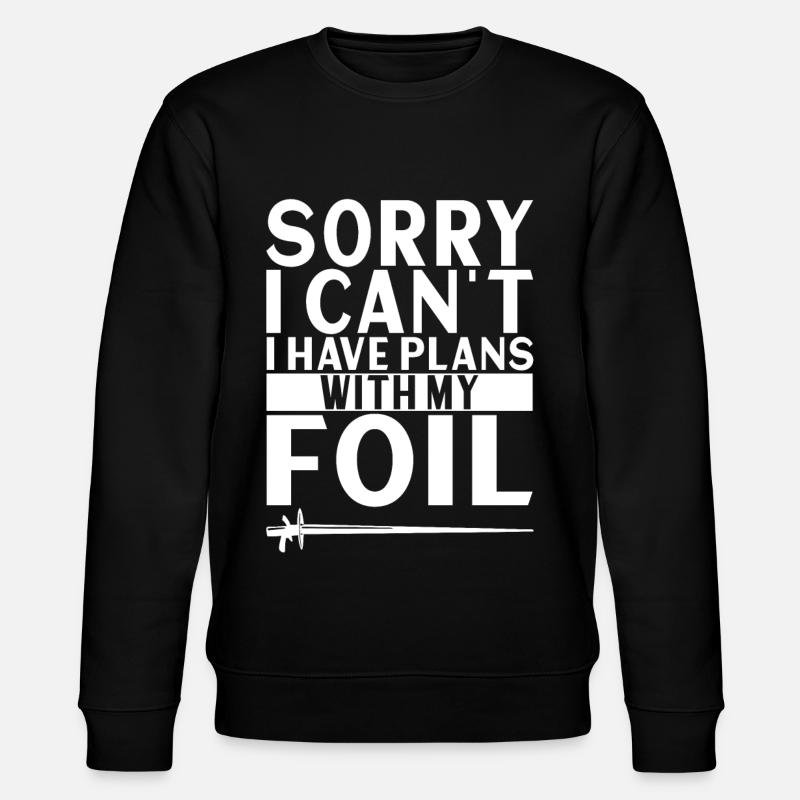 Fechten Fechtsport - Stanley/Stella Unisex Bio-Sweatshirt CHANGER  - Schwarz