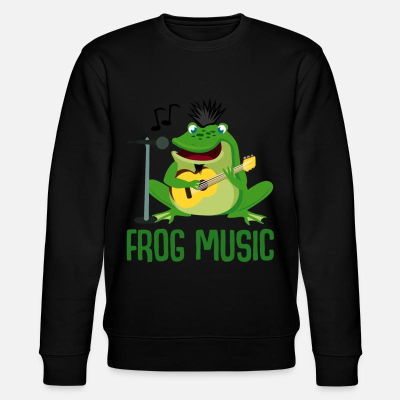 Rock Music Frog - Sweat bio CHANGER Stanley/Stella Unisexe - noir