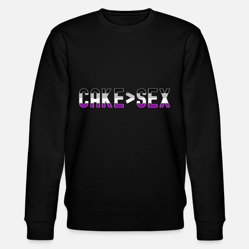 Asexual Ace - Stanley/Stella CHANGER Unisex Organic Sweatshirt - black