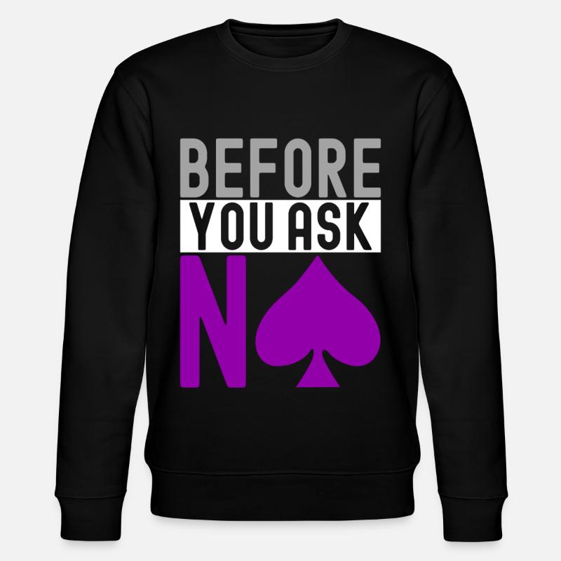 As asexué - Sweat bio CHANGER Stanley/Stella Unisexe - noir