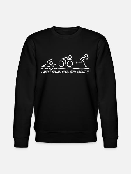 Triathletes Triathlete Triathlon - Stanley/Stella CHANGER Unisex Organic Sweatshirt - black