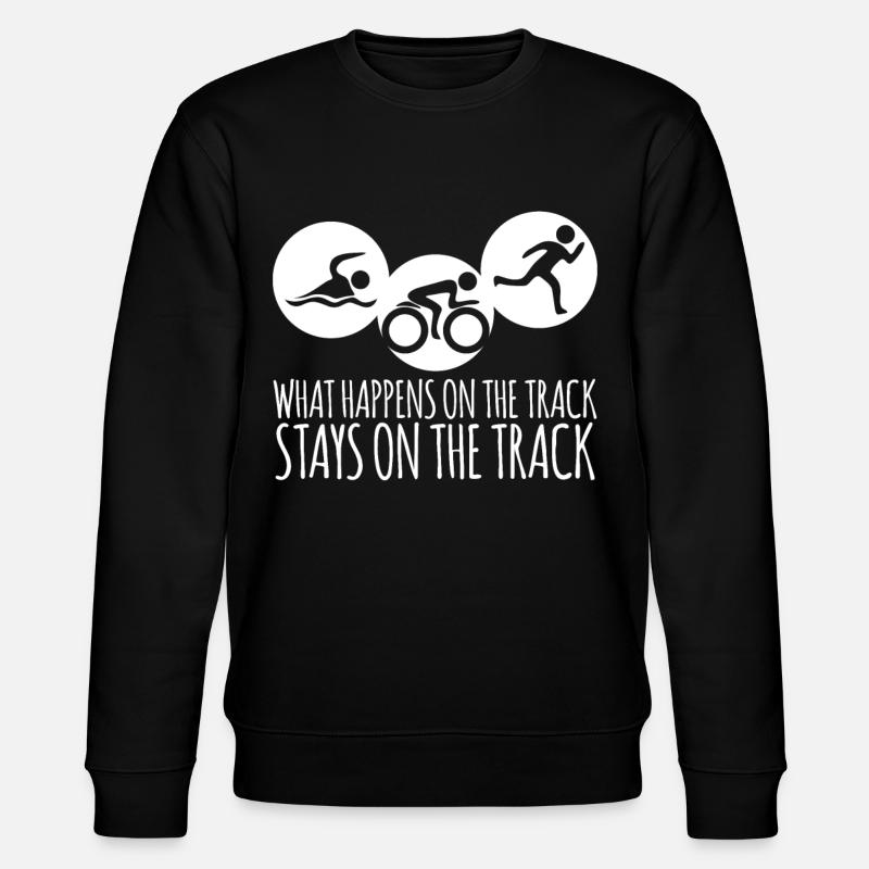 Triathlète Triathlètes Triathlon - Sweat bio CHANGER Stanley/Stella Unisexe - noir