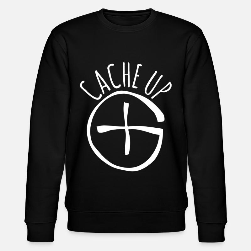 Geocacher Schatzsuche Chache Geocache - Stanley/Stella Unisex Bio-Sweatshirt CHANGER  - Schwarz