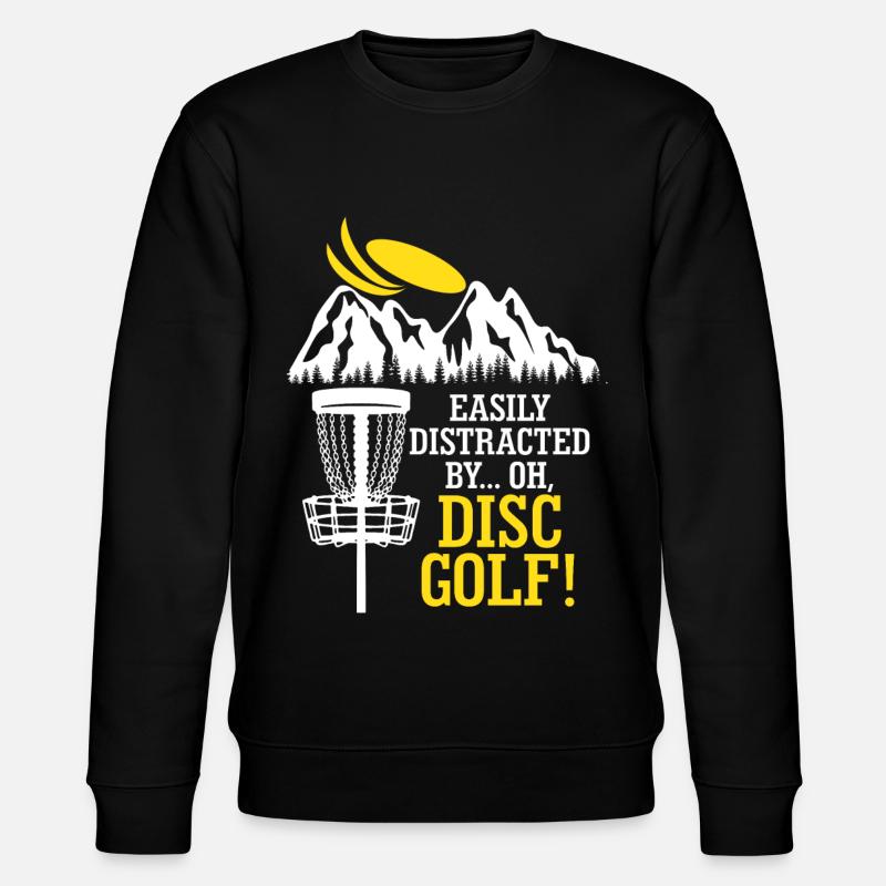 Discgolf Disc golf Frisbee - Stanley/Stella CHANGER Unisex Organic Sweatshirt - black
