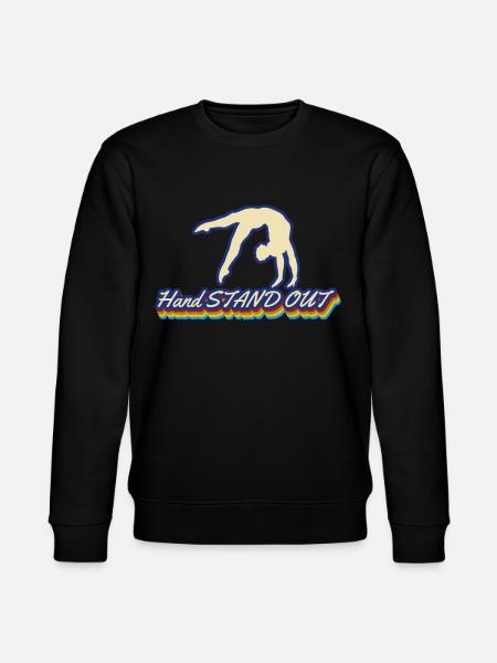 Handstand RSG Gymnastics Gymnastics - Stanley/Stella CHANGER Unisex Organic Sweatshirt - black