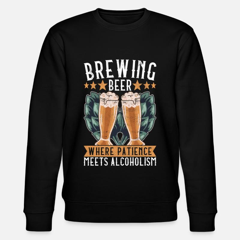 Beer Brewer Beer Brewing - Stanley/Stella CHANGER Unisex Organic Sweatshirt - black