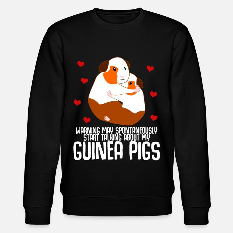 Guinea pig - Stanley/Stella CHANGER Unisex Organic Sweatshirt - black