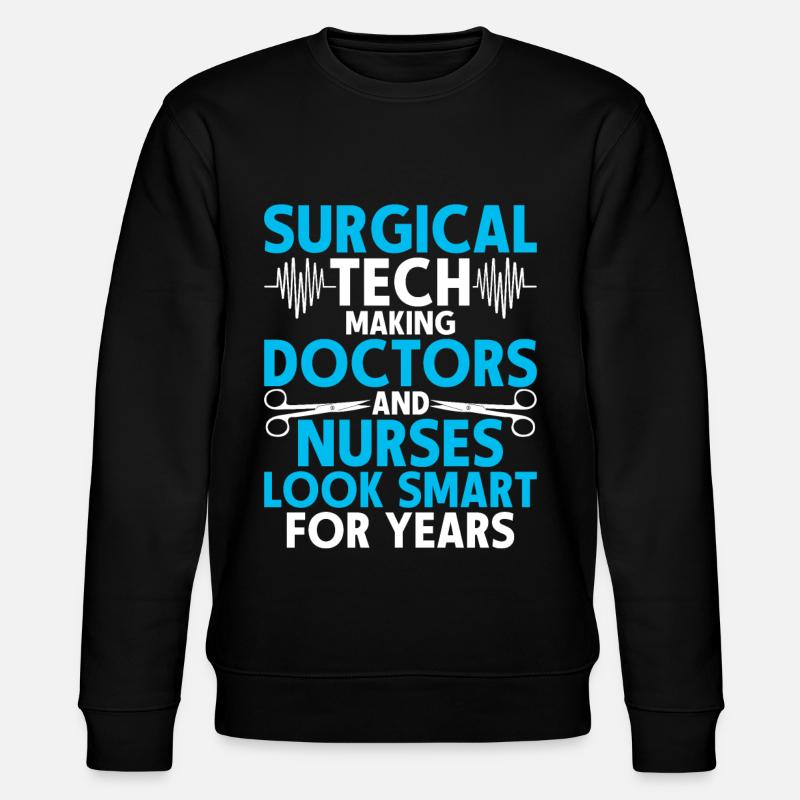 Assistant chirurgical Tech chirurgical - Sweat bio CHANGER Stanley/Stella Unisexe - noir