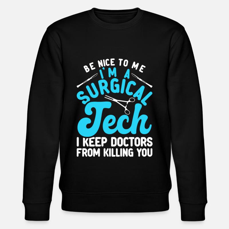 Surgical Technical Assistant - Stanley/Stella CHANGER Unisex Organic Sweatshirt - black