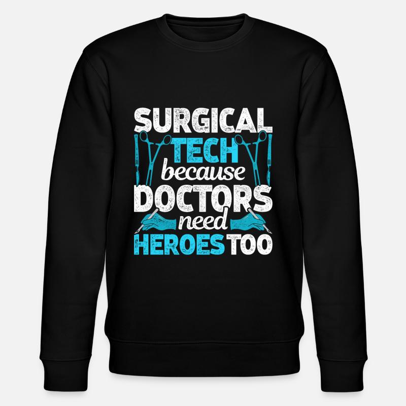 Surgical Technical Assistant - Stanley/Stella CHANGER Unisex Organic Sweatshirt - black