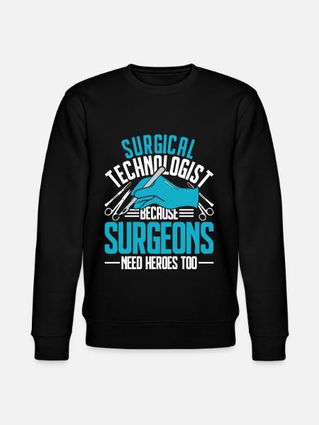 Chirurgischer Assistent - Stanley/Stella Unisex Bio-Sweatshirt CHANGER - Schwarz