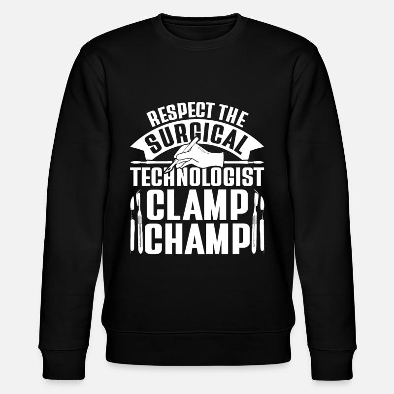 Surgical Technical Assistant - Stanley/Stella CHANGER Unisex Organic Sweatshirt - black