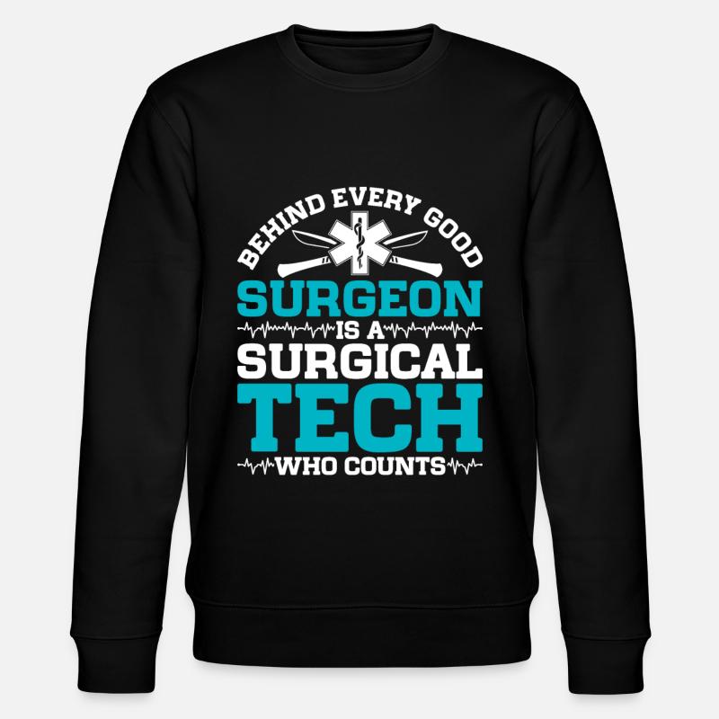 Assistant chirurgical - Sweat bio CHANGER Stanley/Stella Unisexe - noir