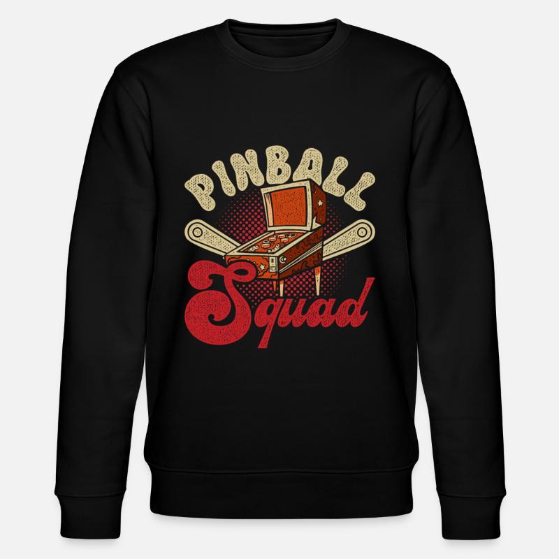 Pinball Squad - Stanley/Stella Unisex Bio-Sweatshirt CHANGER  - Schwarz