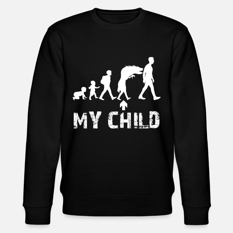 Parents Puberté Mère Père - Sweat bio CHANGER Stanley/Stella Unisexe - noir