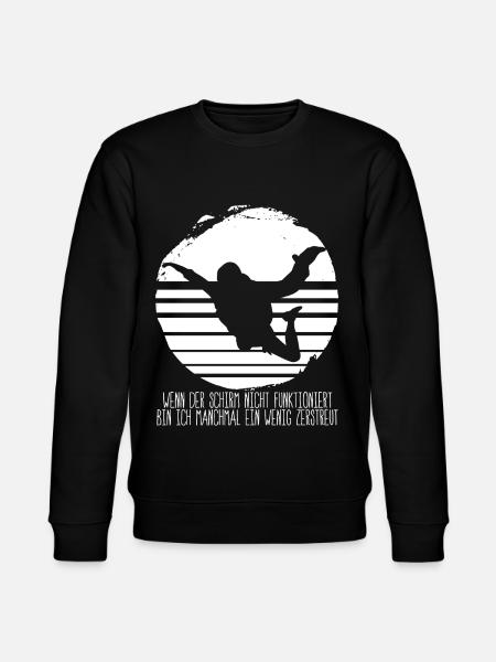 Fallschirmspringer Fallschirmjäger - Stanley/Stella Unisex Bio-Sweatshirt CHANGER  - Schwarz