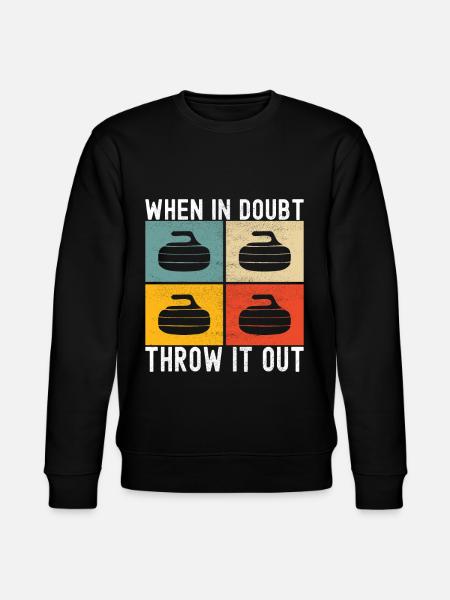 Curling Curling players - Stanley/Stella CHANGER Unisex Organic Sweatshirt - black