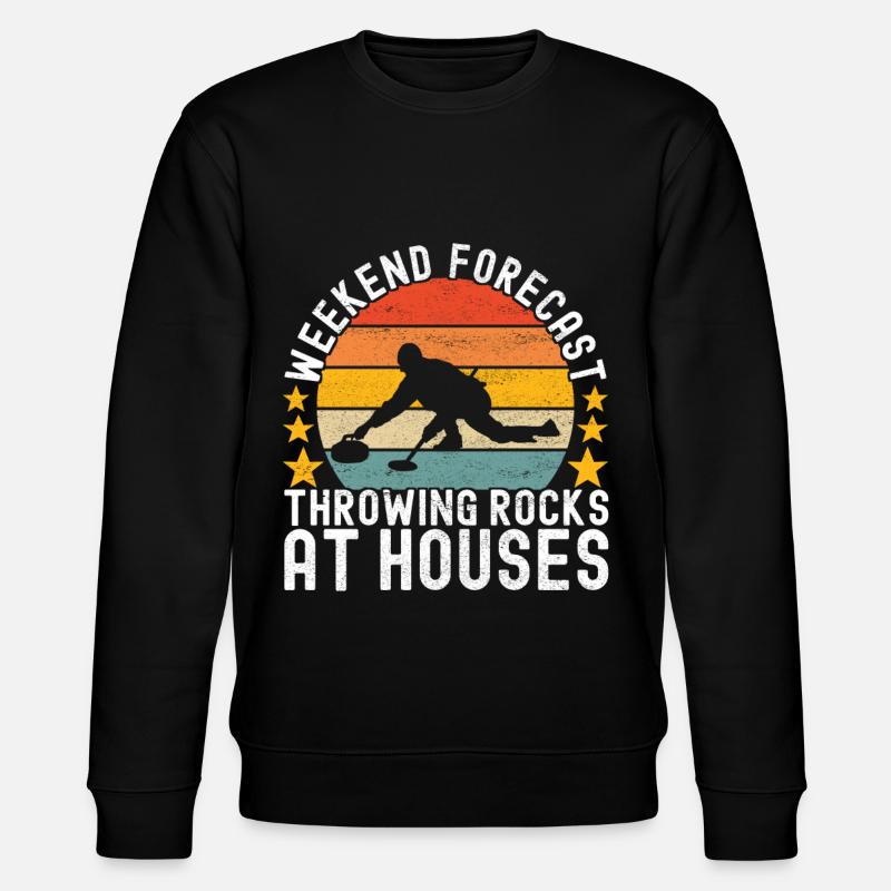 Joueurs de curling - Sweat bio CHANGER Stanley/Stella Unisexe - noir