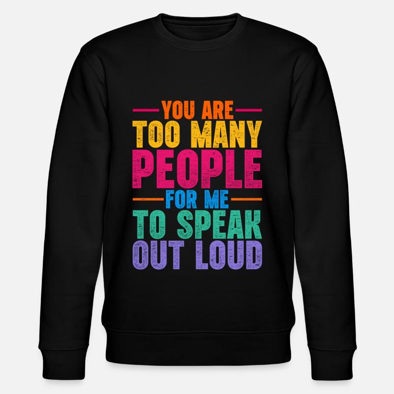 Dyslexia dyslexic - Stanley/Stella CHANGER Unisex Organic Sweatshirt - black