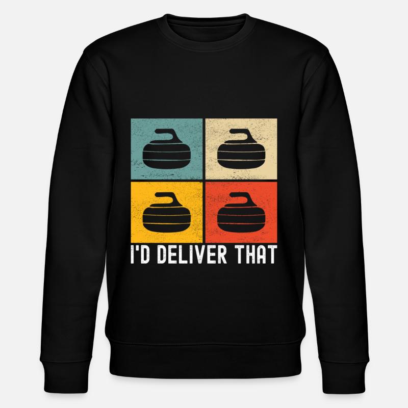 Joueurs de curling - Sweat bio CHANGER Stanley/Stella Unisexe - noir