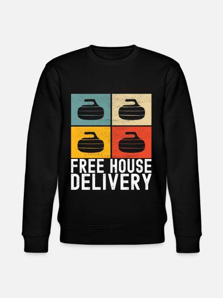 Curling Curling players - Stanley/Stella CHANGER Unisex Organic Sweatshirt - black